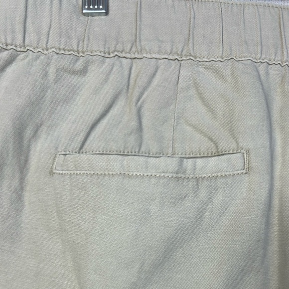 NWT Joie Linen Cotton Blend Pleated High Waist Shorts Size M Beige Pockets Y2K - Picture 8 of 16